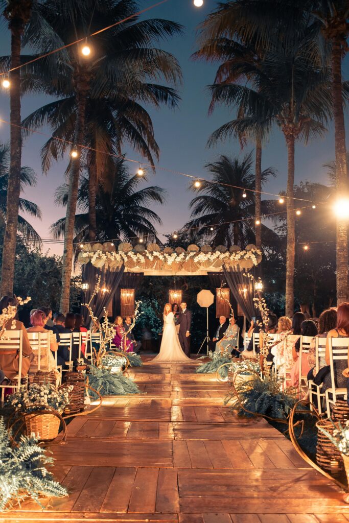 luxury destination wedding ceremony in the Caribbean 
