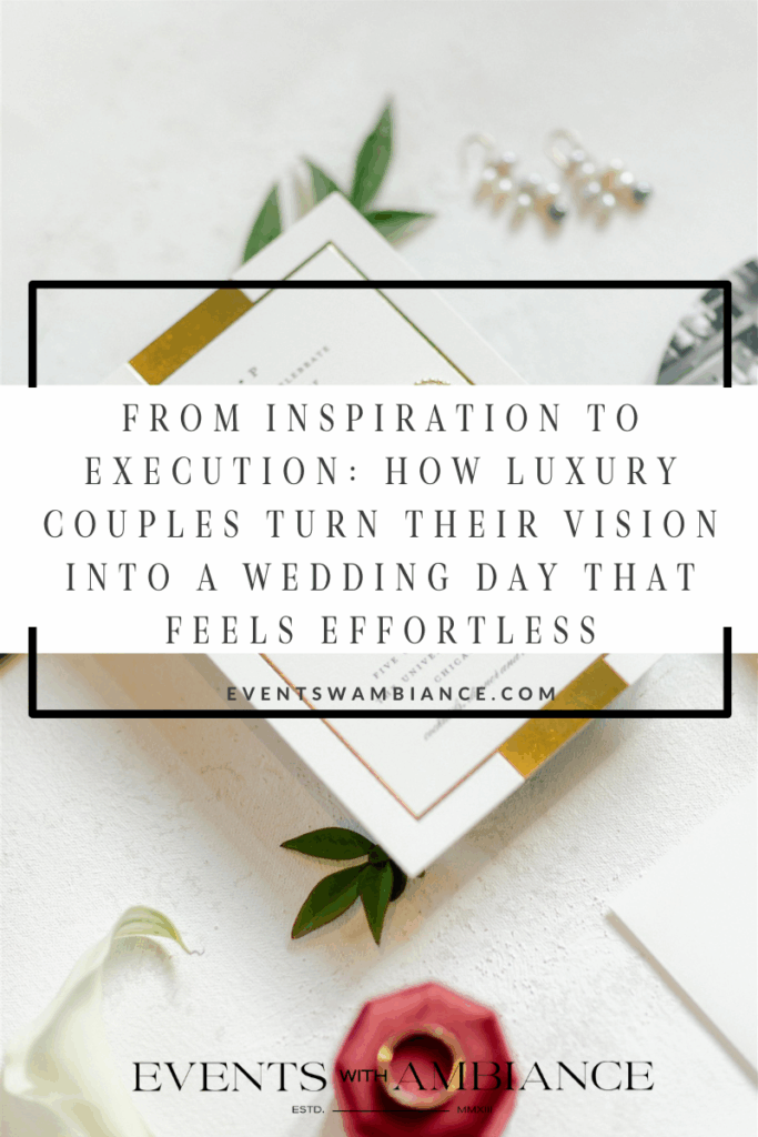luxury wedding vision